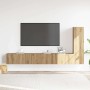 Mueble para TV de pared madera contrachapada artesanal 3 piezas en Muebles TV | Comprar online en Foru.es