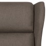 Sillón reclinable de tela marrón en Sillones | Comprar online en Foru.es