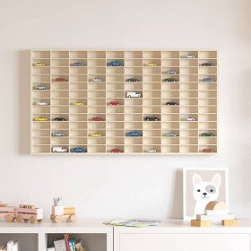 Expositor de Pared Beige 98 x 4,5 x 55 cm Madera de ingeniería en Estanterías | Comprar online en Foru.es