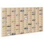 Expositor de Pared Beige 98 x 4,5 x 55 cm Madera de ingeniería en Estanterías | Comprar online en Foru.es
