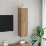 Mueble de TV madera de ingeniería roble artisan 30,5x30x110 cm en Muebles TV | Comprar online en Foru.es
