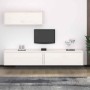 Conjunto de mueble de TV 3 piezas madera maciza de pino blanco en Muebles TV | Comprar online en Foru.es