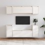 Muebles para TV 6 piezas madera maciza de pino blanco en Muebles TV | Comprar online en Foru.es