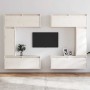 Muebles para TV 6 piezas madera maciza de pino blanco en Muebles TV | Comprar online en Foru.es