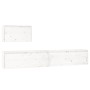 Muebles para TV 3 piezas madera maciza de pino blanco en Muebles TV | Comprar online en Foru.es