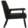 Sillón de cuero auténtico negro en Sillones | Comprar online en Foru.es