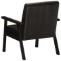 Sillón de cuero auténtico negro en Sillones | Comprar online en Foru.es