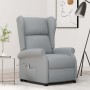 Sillón elevable tela gris claro en Sillones | Comprar online en Foru.es