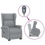 Sillón elevable tela gris claro en Sillones | Comprar online en Foru.es