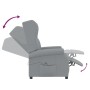 Sillón elevable tela gris claro en Sillones | Comprar online en Foru.es