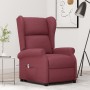 Sillón elevable tela rojo tinto en Sillones | Comprar online en Foru.es