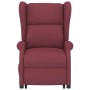 Sillón elevable tela rojo tinto en Sillones | Comprar online en Foru.es