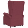 Sillón elevable tela rojo tinto en Sillones | Comprar online en Foru.es
