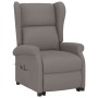 Sillón elevable tela gris taupe en Sillones | Comprar online en Foru.es
