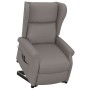 Sillón elevable tela gris taupe en Sillones | Comprar online en Foru.es