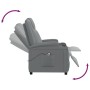Sillón elevable de cuero sintético gris antracita en Sillones | Comprar online en Foru.es