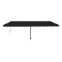 Toldo de pie automático gris antracita 600x300 cm en Toldos | Comprar online en Foru.es