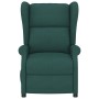 Sillón orejero reclinable eléctrico de tela verde oscuro en Sillones | Comprar online en Foru.es