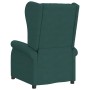 Sillón orejero reclinable eléctrico de tela verde oscuro en Sillones | Comprar online en Foru.es