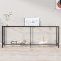 Mesa consola transparente vidrio templado 200x35x75,5 cm en Mesas auxiliares | Comprar online en Foru.es
