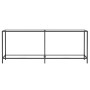 Mesa consola transparente vidrio templado 200x35x75,5 cm en Mesas auxiliares | Comprar online en Foru.es