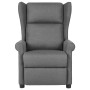 Sillón reclinable de tela gris claro en Sillones | Comprar online en Foru.es