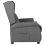 Sillón reclinable de tela gris claro en Sillones | Comprar online en Foru.es