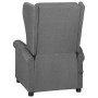 Sillón reclinable de tela gris claro en Sillones | Comprar online en Foru.es
