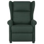 Sillón reclinable de tela verde oscuro en Sillones | Comprar online en Foru.es