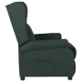 Sillón reclinable de tela verde oscuro en Sillones | Comprar online en Foru.es