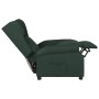 Sillón reclinable de tela verde oscuro en Sillones | Comprar online en Foru.es
