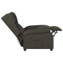 Sillón reclinable de tela gris taupe en Sillones | Comprar online en Foru.es