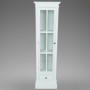 Estantería moderna con 3 estantes de madera blanca de vidaXL, Librerías y estanterías - Ref: Foro24-60639, Precio: 224,83 €, ...