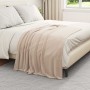 Manta Beige 130 x 150 cm Lana en Ropa de cama | Comprar online en Foru.es