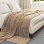 Manta Camel 240 x 270 cm Lana en Ropa de cama | Comprar online en Foru.es