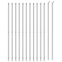 Cerca de alambre con brida plateada 1,4x25 m de vidaXL, Paneles de vallas - Ref: Foro24-154043, Precio: 123,47 €, Descuento: %