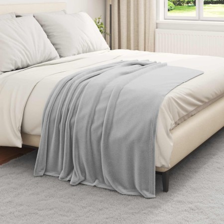 Manta Gris 130 x 150 cm Lana en Ropa de cama | Comprar online en Foru.es