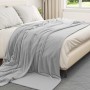 Manta Gris 240 x 270 cm Lana en Ropa de cama | Comprar online en Foru.es