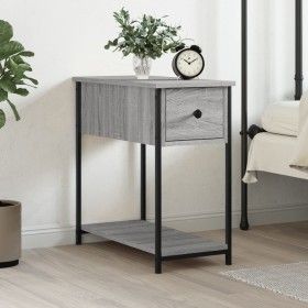 Mesita de noche madera de ingeniería gris Sonoma 30x60x60 cm de vidaXL, Mesitas de noche - Ref: Foro24-826059, Precio: 44,61 ...