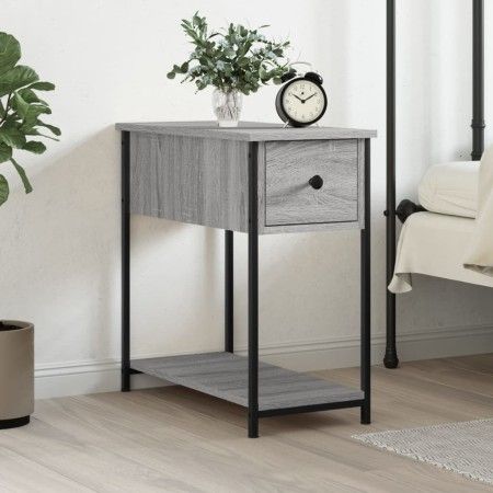 Mesita de noche madera de ingeniería gris Sonoma 30x60x60 cm de vidaXL, Mesitas de noche - Ref: Foro24-826059, Precio: 44,61 ...