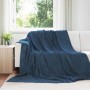Manta Azul marino 240 x 270 cm Lana en Ropa de cama | Comprar online en Foru.es