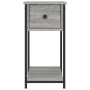Mesita de noche madera de ingeniería gris Sonoma 30x60x60 cm de vidaXL, Mesitas de noche - Ref: Foro24-826059, Precio: 44,61 ...