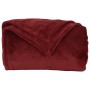 Manta Rojo Burdeos 150 x 200 cm Lana en Ropa de cama | Comprar online en Foru.es