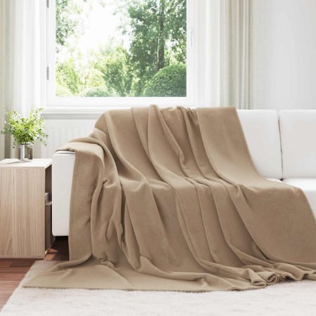 Mantitas de Sofá 6 pcs Camel 240 x 270 cm Lana en Ropa de cama | Comprar online en Foru.es