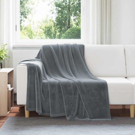 Mantitas de Sofá 6 pcs Gris oscuro 150 x 200 cm Lana en Ropa de cama | Comprar online en Foru.es