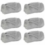 Mantitas de Sofá 6 pcs Gris 130 x 150 cm Lana en Ropa de cama | Comprar online en Foru.es