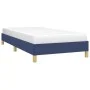 Blue fabric bed frame 90x190 cm by vidaXL, Beds and slatted bases - Ref: Foro24-346784, Price: 74,09 €, Discount: %