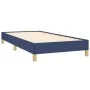 Blue fabric bed frame 90x190 cm by vidaXL, Beds and slatted bases - Ref: Foro24-346784, Price: 74,09 €, Discount: %