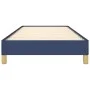 Blue fabric bed frame 90x190 cm by vidaXL, Beds and slatted bases - Ref: Foro24-346784, Price: 74,09 €, Discount: %