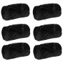 Mantitas de Sofá 6 pcs Negro 220 x 240 cm Lana en Ropa de cama | Comprar online en Foru.es
